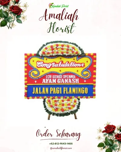 Bunga Papan Congratulation di Sitanggal